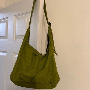 BAGGU Green Hobo Bag